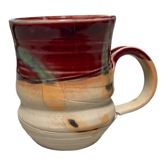 Handcrafted Ceramic Mug With Vibrant Glaze - Picture 5 of 9